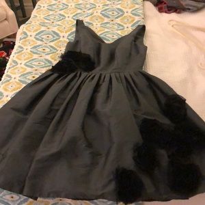 50s retro-style prom dress